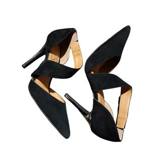 Jessica Simpson Black Suede Pumps